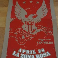 Ted Nugent - 2013 Billy Perkins Poster La Zona Rosa Austin TX Gig Posters