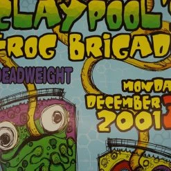 Gig Posters Les Claypool - 2001 Dawn Schaefer Bill Graham Poster Fillmore San Fran