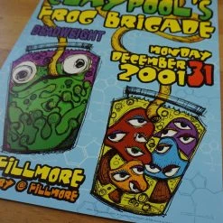 Gig Posters Les Claypool - 2001 Dawn Schaefer Bill Graham Poster Fillmore San Fran