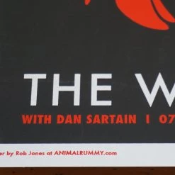 Jack White The White Stripes - 2007 Rob Jones Poster Boston Mass Agganis 16 Jack White The White Stripes - 2007 Rob Jones Poster Boston Mass Agganis