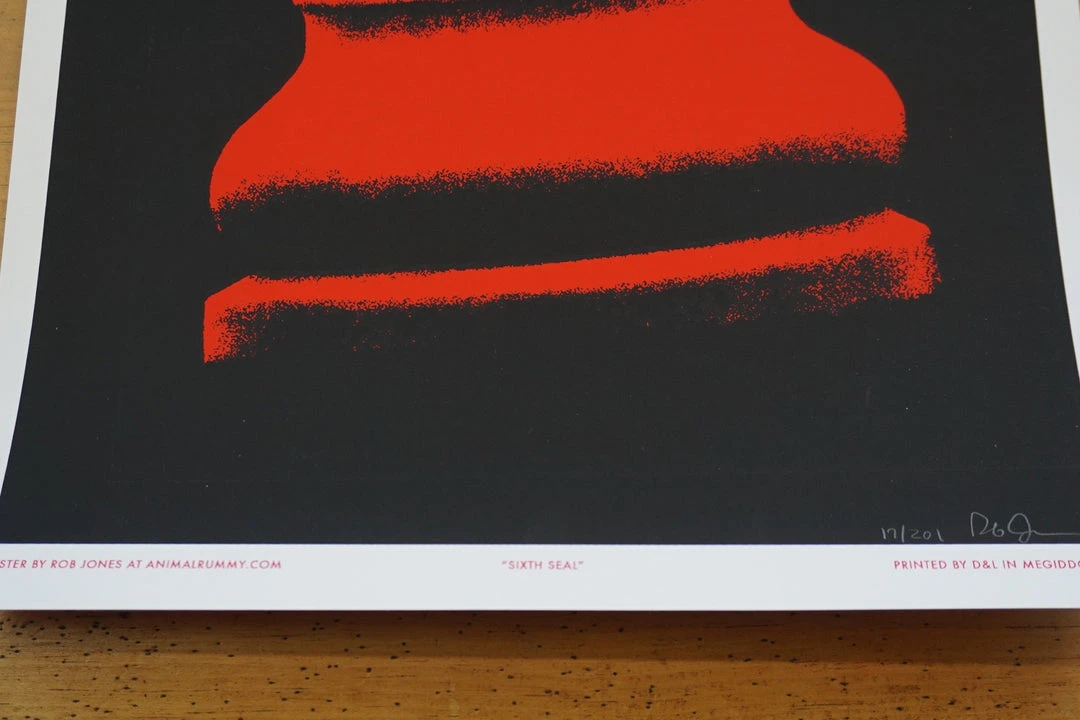 The White Stripes - 2007 Rob Jones Poster Edmonton, Alberta Gig Posters 6 The White Stripes - 2007 Rob Jones Poster Edmonton, Alberta Gig Posters