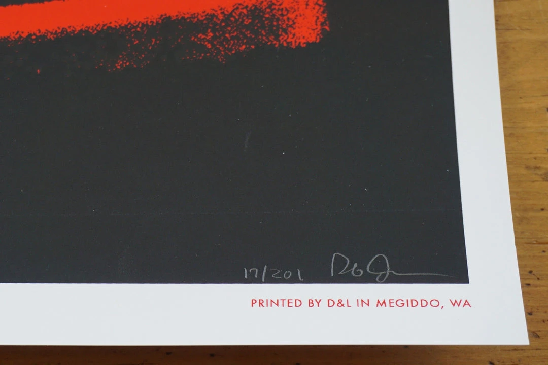 The White Stripes - 2007 Rob Jones Poster Edmonton, Alberta Gig Posters 8 The White Stripes - 2007 Rob Jones Poster Edmonton, Alberta Gig Posters