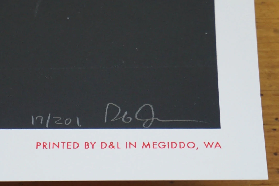 The White Stripes - 2007 Rob Jones Poster Edmonton, Alberta Gig Posters 9 The White Stripes - 2007 Rob Jones Poster Edmonton, Alberta Gig Posters