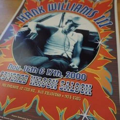 Hank Williams III - 2000 Dennis Loren Poster San Francisco Gig Posters