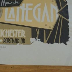 Queens Of The Stone Age Mark Lanegan - 2009 Guy Burwell Poster Greg Dulli Portland