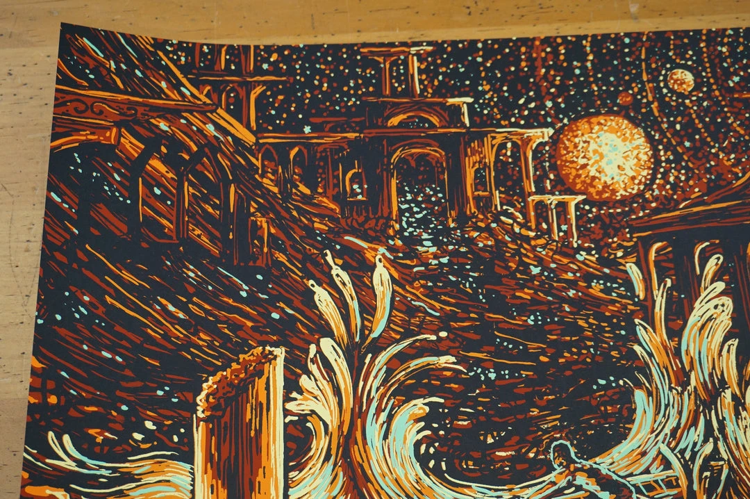 Colorado Walk The Moon - 2015 James Eads Poster Red Rocks, CO 4 Colorado Walk The Moon - 2015 James Eads Poster Red Rocks, CO