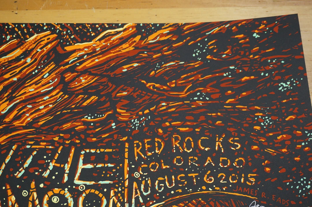 Colorado Walk The Moon - 2015 James Eads Poster Red Rocks, CO 5 Colorado Walk The Moon - 2015 James Eads Poster Red Rocks, CO