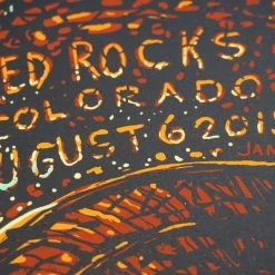 Colorado Walk The Moon - 2015 James Eads Poster Red Rocks, CO 15 Colorado Walk The Moon - 2015 James Eads Poster Red Rocks, CO