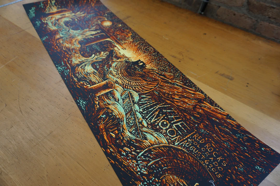 Colorado Walk The Moon - 2015 James Eads Poster Red Rocks, CO 10 Colorado Walk The Moon - 2015 James Eads Poster Red Rocks, CO