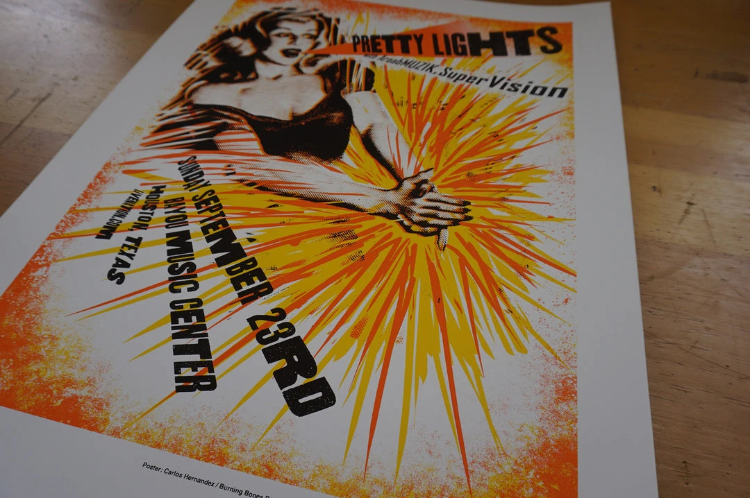 Pretty Lights - 2012 Carlos Hernandez Poster Houston, TX Bayou 9 Pretty Lights - 2012 Carlos Hernandez Poster Houston, TX Bayou