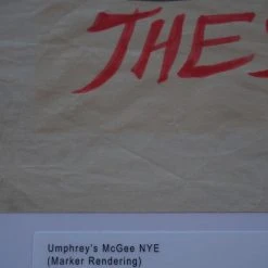 Umphrey's McGee - 2006 Jim Pollock Poster Original Marker Taj Gig Posters