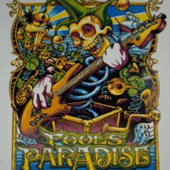Fool's Paradise - 2016 AJ Masthay Poster St Augustine, FL Gig Posters