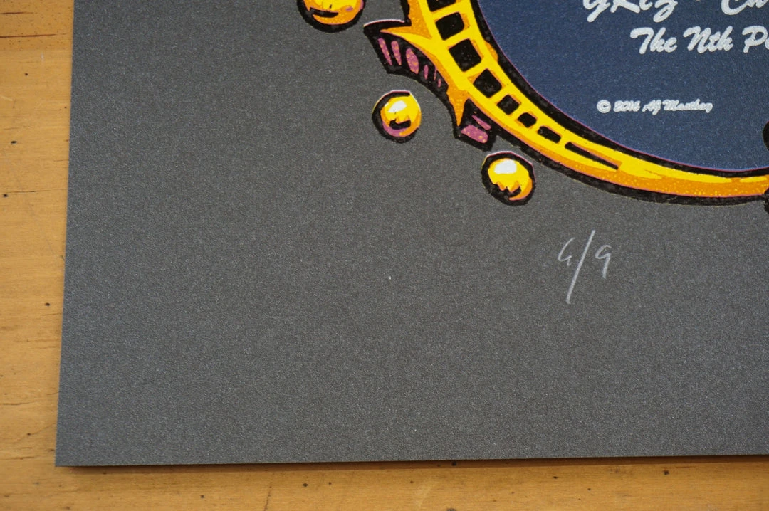 Gig Posters Fool's Paradise - 2016 AJ Masthay Poster Onyx Pearl St Augustine #6/9 8 Gig Posters Fool's Paradise - 2016 AJ Masthay Poster Onyx Pearl St Augustine #6/9