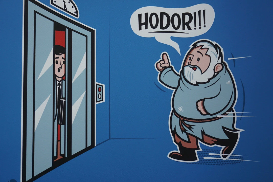 Hold The Door - 2016 Dave Perillo Poster Hodor Game Of Thrones 4 Hold The Door - 2016 Dave Perillo Poster Hodor Game Of Thrones