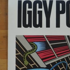 Sold Out Posters Iggy Pop - 1990 Virgin Records Promotional Two Sided Poster Gig Posters 13 Sold Out Posters Iggy Pop - 1990 Virgin Records Promotional Two Sided Poster Gig Posters