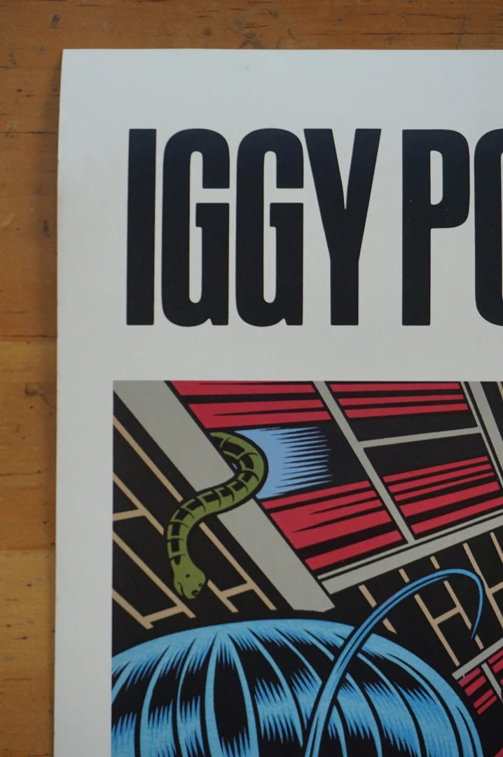Sold Out Posters Iggy Pop - 1990 Virgin Records Promotional Two Sided Poster Gig Posters 5 Sold Out Posters Iggy Pop - 1990 Virgin Records Promotional Two Sided Poster Gig Posters