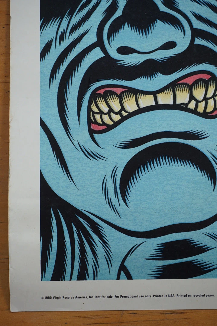 Sold Out Posters Iggy Pop - 1990 Virgin Records Promotional Two Sided Poster Gig Posters 8 Sold Out Posters Iggy Pop - 1990 Virgin Records Promotional Two Sided Poster Gig Posters