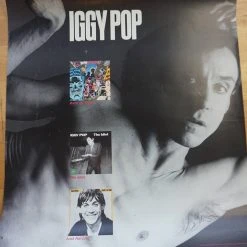 Sold Out Posters Iggy Pop - 1990 Virgin Records Promotional Two Sided Poster Gig Posters 18 Sold Out Posters Iggy Pop - 1990 Virgin Records Promotional Two Sided Poster Gig Posters