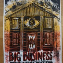 Gig Posters Big Business - 2009 Dan Grzeca Poster Baltimore, MD Ottobar