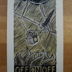 Off On Off - 2009 Dan Grzeca Poster Chicago, IL Hideout 10 Off On Off - 2009 Dan Grzeca Poster Chicago, IL Hideout