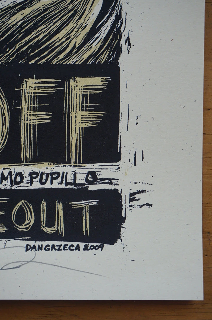 Off On Off - 2009 Dan Grzeca Poster Chicago, IL Hideout 7 Off On Off - 2009 Dan Grzeca Poster Chicago, IL Hideout