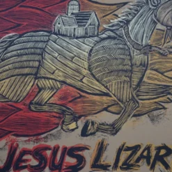 Gig Posters Jesus Lizard - 2009 Dan Grzeca Poster Amsterdam, NED Paradiso