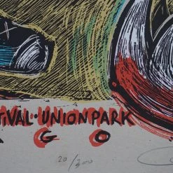 Jesus Lizard - 2009 Dan Grzeca Poster Chicago, IL Union Park