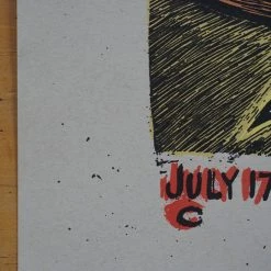 Jesus Lizard - 2009 Dan Grzeca Poster Chicago, IL Union Park