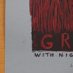 Graveyard - 2009 Dan Grzeca Poster San Diego, CA Pink Bar Gig Posters