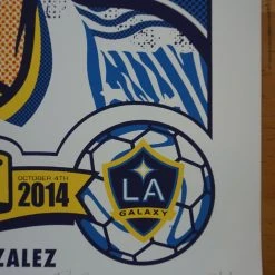 Sold Out Posters LA Galaxy Vs. Toronto FC - 2014 Ames Brothers Poster Los Angeles Gig Posters