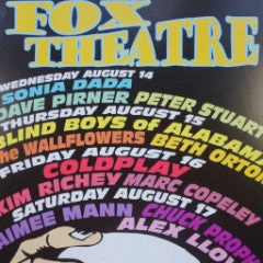 Colorado Triple A Convention - Jeff Holland Poster Boulder, CO, Coldplay, The Wallflowers 3 Colorado Triple A Convention - Jeff Holland Poster Boulder, CO, Coldplay, The Wallflowers