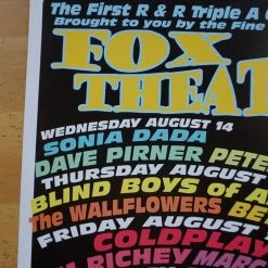 Colorado Triple A Convention - Jeff Holland Poster Boulder, CO, Coldplay, The Wallflowers 10 Colorado Triple A Convention - Jeff Holland Poster Boulder, CO, Coldplay, The Wallflowers