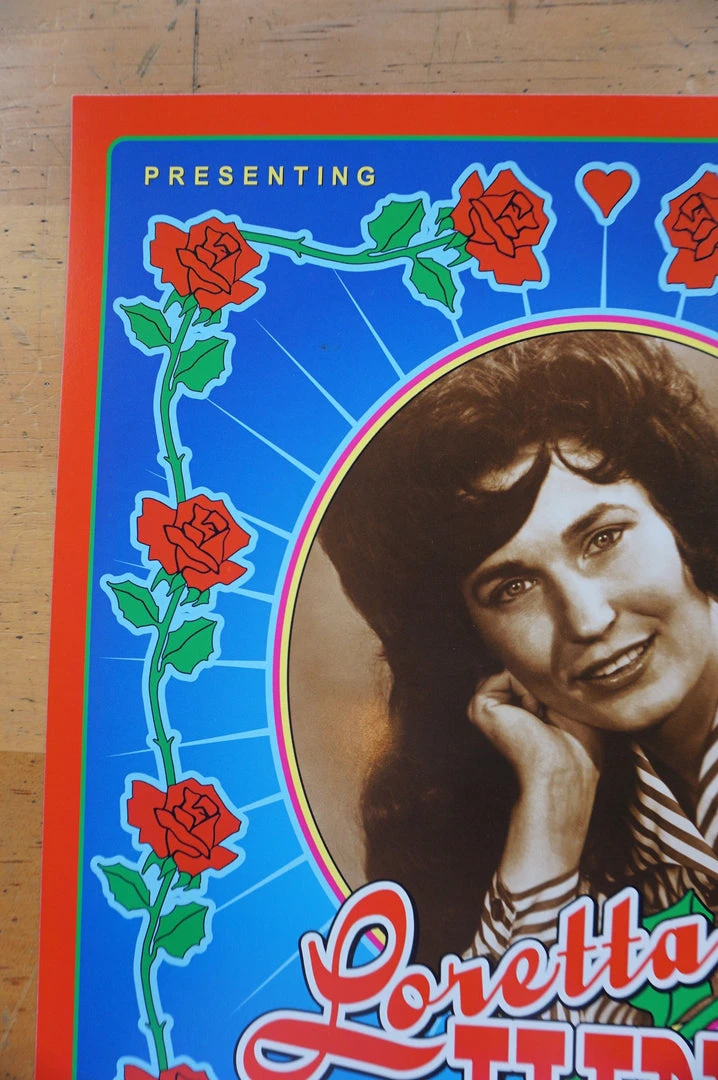 Gig Posters Loretta Lynn - 2005 Dennis Loren Poster Tulsa, OK, Cain's Ballroom 7 Gig Posters Loretta Lynn - 2005 Dennis Loren Poster Tulsa, OK, Cain's Ballroom