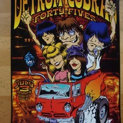 Gig Posters The Detroit Cobras - 2004 Dirty Donny Poster West Hollywood, CA 9 Gig Posters The Detroit Cobras - 2004 Dirty Donny Poster West Hollywood, CA