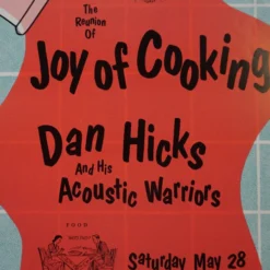 Gig Posters Joy Of Cooking - 1988 Arlene Owseichik Poster San Francisco, CA Fillmore
