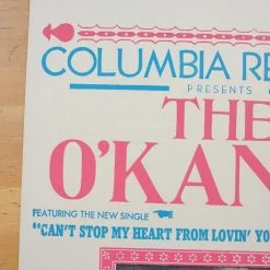 Sold Out Posters Gig Posters The O'Kanes - 1987 Columbia Records Hatch Show Prints Poster