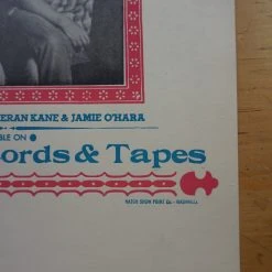 Sold Out Posters Gig Posters The O'Kanes - 1987 Columbia Records Hatch Show Prints Poster