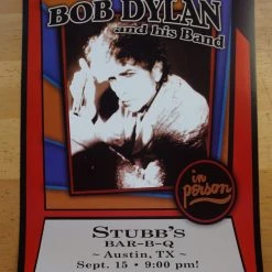 Gig Posters Bob Dylan - 2007 Geoff Gans Poster Austin, TX Stubb's
