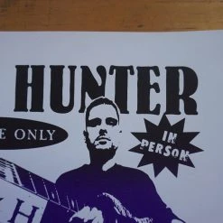 Sold Out Posters Charlie Hunter - 2011 Bishop Poster Austin, Texas Antone's Gig Posters