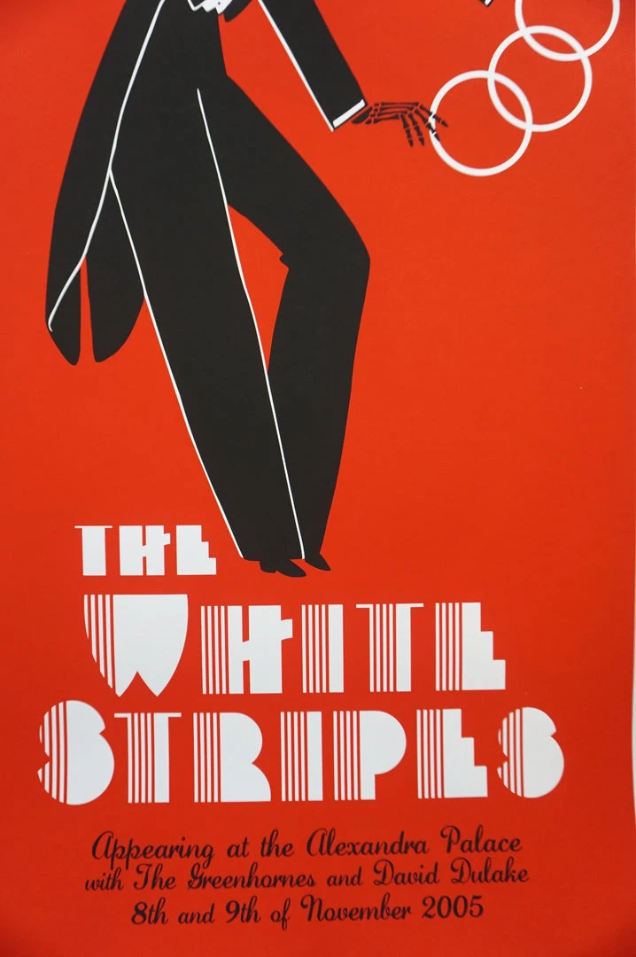 The White Stripes - 2005 Rob Jones Poster London Alexandra Palace 3 The White Stripes - 2005 Rob Jones Poster London Alexandra Palace