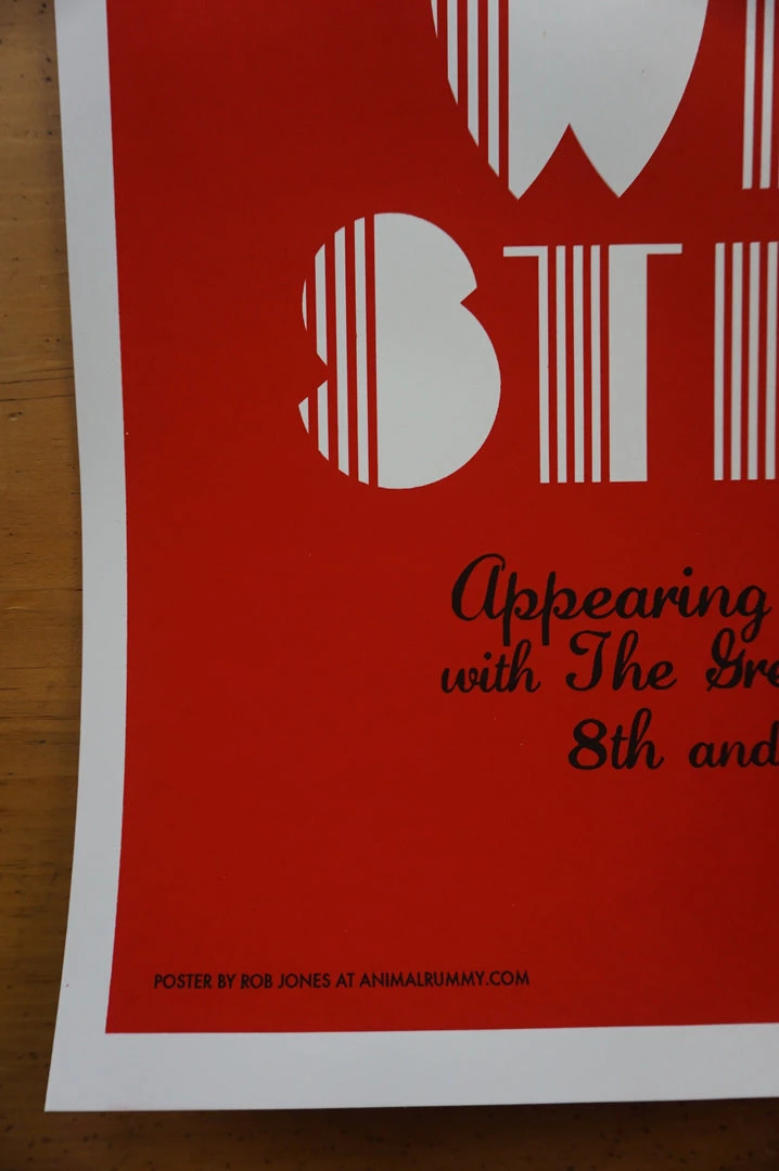 The White Stripes - 2005 Rob Jones Poster London Alexandra Palace 10 The White Stripes - 2005 Rob Jones Poster London Alexandra Palace