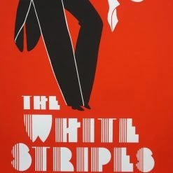 The White Stripes - 2005 Rob Jones Poster London Hammersmith Apollo Jack White