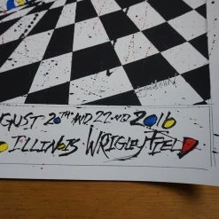 Pearl Jam - 2016 Joey Feldman Poster Chicago, IL Wrigley Field