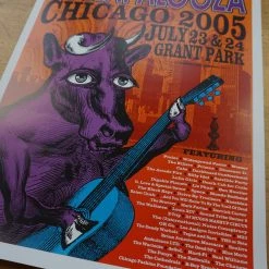 Chicago, IL Lollapalooza - 2005 Frank Zepponi Deluxe Creative Poster Print Chicago