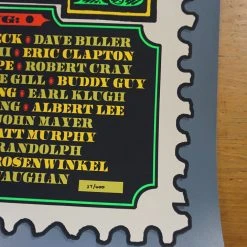 Crossroads Guitar Festival - 2013 Ron Donovan, Chuck Sperry Poster Stamp Eric Clapton
