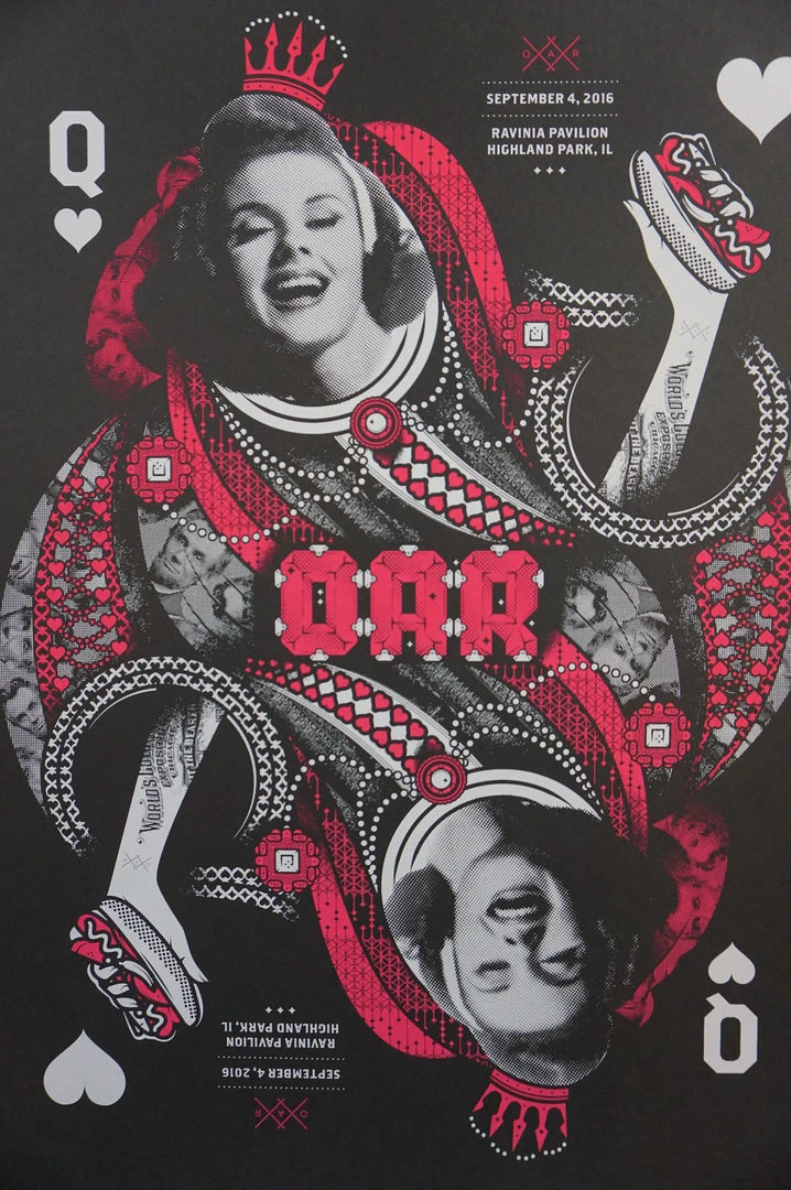 Gig Posters Oar - 2016 Delicious Design League Poster Ravinia 4 Gig Posters Oar - 2016 Delicious Design League Poster Ravinia