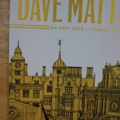 Gig Posters Dave Matthews Band - 2015 Nate Duval Poster Brussels DMB