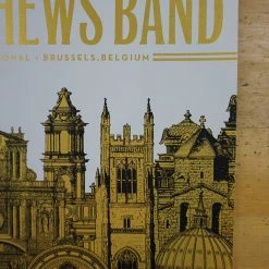 Gig Posters Dave Matthews Band - 2015 Nate Duval Poster Brussels DMB