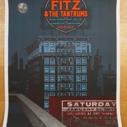 Fitz And The Tantrums - 2012 Jon Smith Poster Seattle Showbox Gig Posters