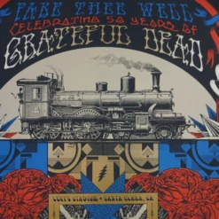 Grateful Dead - 2015 Status Serigraph Poster Fare Thee Well Santa Clara